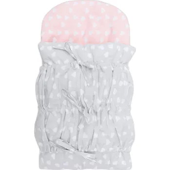 Zavinovačka Milkie Zigzag česká zavinovačka klasická šněrovací Love Silver-Rose