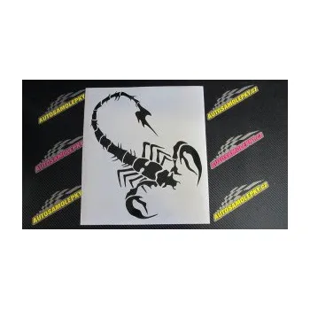 Polep vozidla SAMOLEPKA Štír 020 pravá (10 - červená) NA AUTO, NÁLEPKA, FÓLIE, POLEP, TUNING, VLASTNÍ TEXT, TISK, AUTOSAMOLEPKY.cz, POLEPY, OBRÁZEK, LOGO, SAMOLEPKY