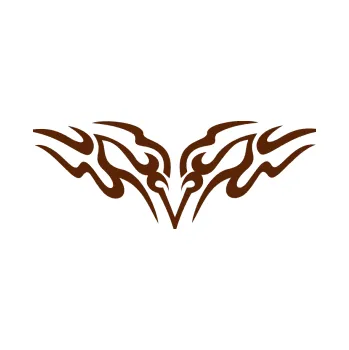 Polep vozidla Tetování 154 (15 - hnědá) SAMOLEPKA NA AUTO, NÁLEPKA, FÓLIE, POLEP, TUNING, VLASTNÍ TEXT, TISK, AUTOSAMOLEPKY.cz, POLEPY, OBRÁZEK, LOGO, 3D STICKERS