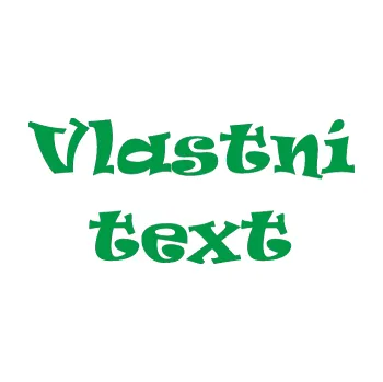 Polep vozidla Vlastní text - Ravie (12 - zelená) SAMOLEPKA NA AUTO, NÁLEPKA, FÓLIE, POLEP, TUNING, VLASTNÍ TEXT, TISK, AUTOSAMOLEPKY.cz, POLEPY, OBRÁZEK, LOGO, 3D STICKERS