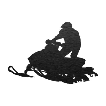 Polep vozidla Sněžný skútr 001 levá (63 - škrábaný kov černý) SAMOLEPKA NA AUTO, NÁLEPKA, FÓLIE, POLEP, TUNING, VLASTNÍ TEXT, TISK, AUTOSAMOLEPKY.cz, POLEPY, OBRÁZEK, LOGO, 3D STICKERS