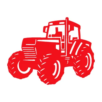 Polep vozidla SAMOLEPKA Traktor 002 levá Zetor (10 - červená) NA AUTO, NÁLEPKA, FÓLIE, POLEP, TUNING, VLASTNÍ TEXT, TISK, AUTOSAMOLEPKY.cz, POLEPY, OBRÁZEK, LOGO, SAMOLEPKY