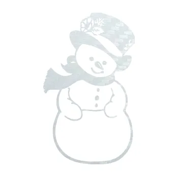 Samolepící dekorace SAMOLEPKA Sněhulák 003 pravá (51 - 3D karbon bílý) NA AUTO, NÁLEPKA, FÓLIE, POLEP, TUNING, VLASTNÍ TEXT, TISK, AUTOSAMOLEPKY.cz, POLEPY, OBRÁZEK, LOGO, SAMOLEPKY