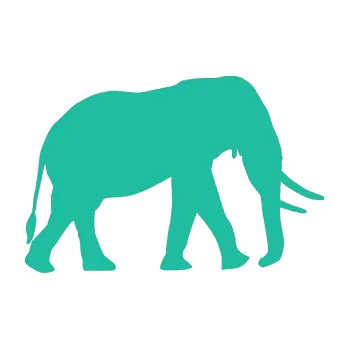 Samolepící dekorace Slon 011 pravá (25 - tyrkysová) SAMOLEPKA NA AUTO, NÁLEPKA, FÓLIE, POLEP, TUNING, VLASTNÍ TEXT, TISK, AUTOSAMOLEPKY.cz, POLEPY, OBRÁZEK, LOGO, 3D STICKERS