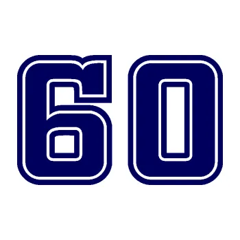 Polep vozidla Startovní číslo 60 typ 5 (23 - tmavě modrá) SAMOLEPKA NA AUTO, NÁLEPKA, FÓLIE, POLEP, TUNING, VLASTNÍ TEXT, TISK, AUTOSAMOLEPKY.cz, POLEPY, OBRÁZEK, LOGO, 3D STICKERS