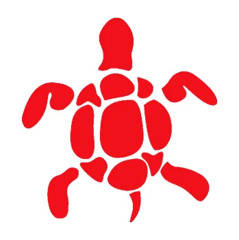 Samolepící dekorace SAMOLEPKA Želva 004 levá (10 - červená) NA AUTO, NÁLEPKA, FÓLIE, POLEP, TUNING, VLASTNÍ TEXT, TISK, AUTOSAMOLEPKY.cz, POLEPY, OBRÁZEK, LOGO, SAMOLEPKY