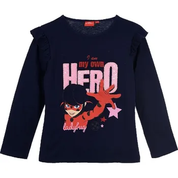 Dívčí tričko Tmavě modré dívčí tričko Ladybug Velikost: 110