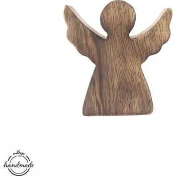 Velikonoční dekorace Anděl dřevo MANGO v. 10 cm