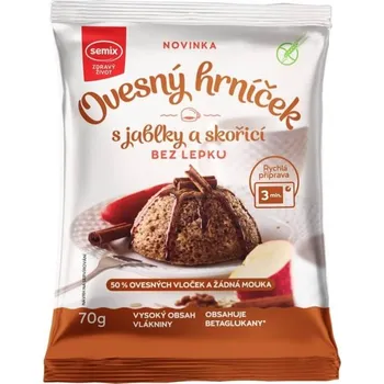 SEMIX Ovesný hrníček bez lepku - s jablky a skořicí 70g
