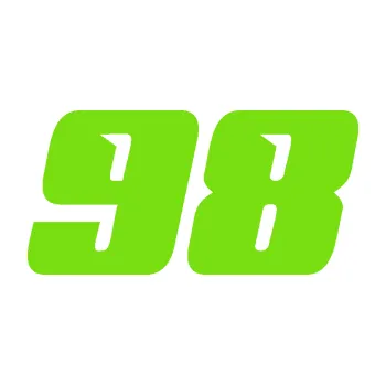 Polep vozidla Startovní číslo 98 typ 6 (04 - zelená kawasaki) SAMOLEPKA NA AUTO, NÁLEPKA, FÓLIE, POLEP, TUNING, VLASTNÍ TEXT, TISK, AUTOSAMOLEPKY.cz, POLEPY, OBRÁZEK, LOGO, 3D STICKERS