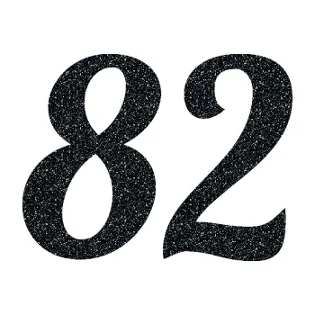 Polep vozidla Startovní číslo 82 typ 3 (85 - Ultra Metalic černá) SAMOLEPKA NA AUTO, NÁLEPKA, FÓLIE, POLEP, TUNING, VLASTNÍ TEXT, TISK, AUTOSAMOLEPKY.cz, POLEPY, OBRÁZEK, LOGO, 3D STICKERS