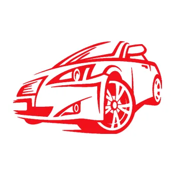 Polep vozidla SAMOLEPKA Sportovní auto 001 levá (10 - červená) NA AUTO, NÁLEPKA, FÓLIE, POLEP, TUNING, VLASTNÍ TEXT, TISK, AUTOSAMOLEPKY.cz, POLEPY, OBRÁZEK, LOGO, SAMOLEPKY