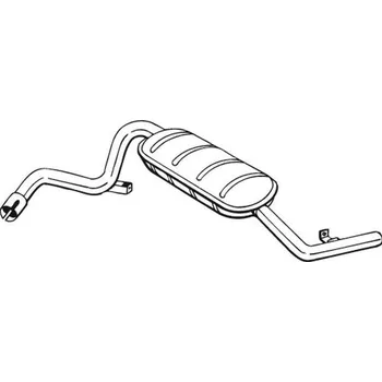 Výfukový systém Zadní tlumič výfuku BOSAL 148-881