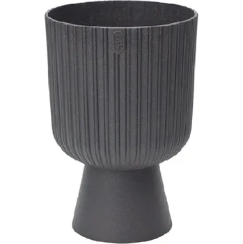 Květináč KELI MIKA petit antracit 18 x 26,5 cm