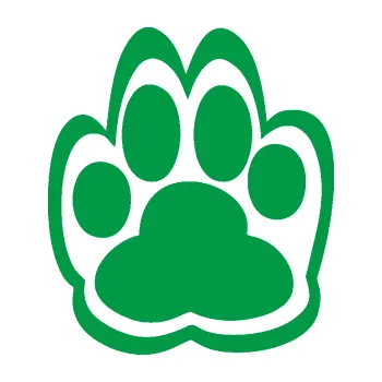 samolepka Tlapka 007 (12 - zelená) SAMOLEPKA NA AUTO, NÁLEPKA, FÓLIE, POLEP, TUNING, VLASTNÍ TEXT, TISK, AUTOSAMOLEPKY.cz, POLEPY, OBRÁZEK, LOGO, 3D STICKERS