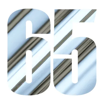 Autodoplněk Samolepka na auto Startovní číslo 65 typ 2 (80 - chrom fólie stříbrná zrcadlová) NÁLEPKA, FÓLIE, POLEPY, TUNING, VLASTNÍ TEXT, TISK, AUTOSAMOLEPKY.cz, SAMOLEPKY, OBRÁZEK, LOGO, VÝROBA, PRODEJ