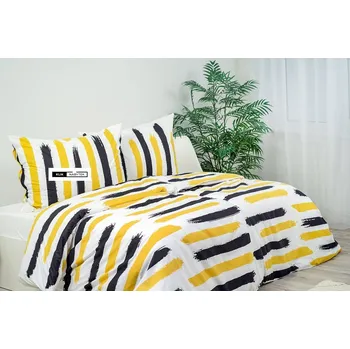 Povlečení Stanex Ložní povlečení bavlněné Čáry (LS290) ROZMĚR: 140x220 cm + polštář (90x70 cm)