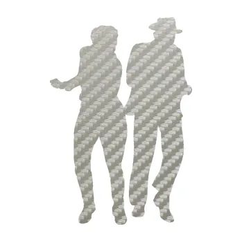 Samolepicí dekorace na vozidlo Tanec 014 pravá swing (52 - 3D karbon stříbrný) SAMOLEPKA NA AUTO, NÁLEPKA, FÓLIE, POLEP, TUNING, VLASTNÍ TEXT, TISK, AUTOSAMOLEPKY.cz, POLEPY, OBRÁZEK, LOGO, 3D STICKERS