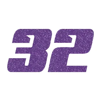 Polep vozidla SAMOLEPKA Startovní číslo 32 typ 6 (87 - Ultra Metalic fialová) NA AUTO, NÁLEPKA, FÓLIE, POLEP, TUNING, VLASTNÍ TEXT, TISK, AUTOSAMOLEPKY.cz, POLEPY, OBRÁZEK, LOGO, SAMOLEPKY