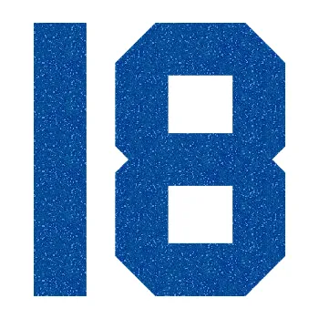 Polep vozidla Startovní číslo 18 (88 - Ultra Metalic modrá) SAMOLEPKA NA AUTO, NÁLEPKA, FÓLIE, POLEP, TUNING, VLASTNÍ TEXT, TISK, AUTOSAMOLEPKY.cz, POLEPY, OBRÁZEK, LOGO, 3D STICKERS