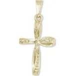 Brilio Jemný zlatý přívěsek křížek 241 001 01087 + 2 měsíce na vrácení zboží
