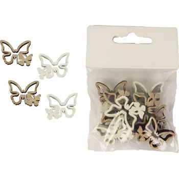 Velikonoční dekorace Motýlci dekorační 12 ks D1975