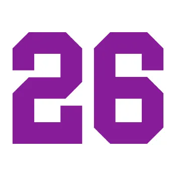 Polep vozidla Startovní číslo 26 (14 - fialová) SAMOLEPKA NA AUTO, NÁLEPKA, FÓLIE, POLEP, TUNING, VLASTNÍ TEXT, TISK, AUTOSAMOLEPKY.cz, POLEPY, OBRÁZEK, LOGO, 3D STICKERS