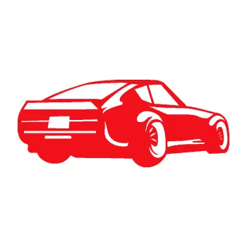 Polep vozidla SAMOLEPKA Závodní auto 009 pravá (10 - červená) NA AUTO, NÁLEPKA, FÓLIE, POLEP, TUNING, VLASTNÍ TEXT, TISK, AUTOSAMOLEPKY.cz, POLEPY, OBRÁZEK, LOGO, SAMOLEPKY