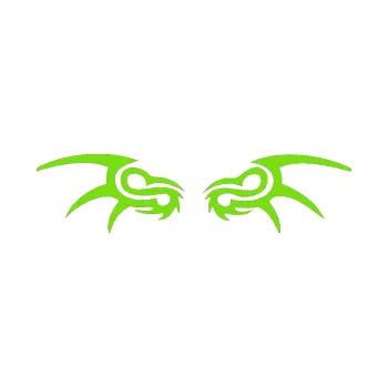 Polep vozidla Tetování 181 (04 - zelená kawasaki) SAMOLEPKA NA AUTO, NÁLEPKA, FÓLIE, POLEP, TUNING, VLASTNÍ TEXT, TISK, AUTOSAMOLEPKY.cz, POLEPY, OBRÁZEK, LOGO, 3D STICKERS