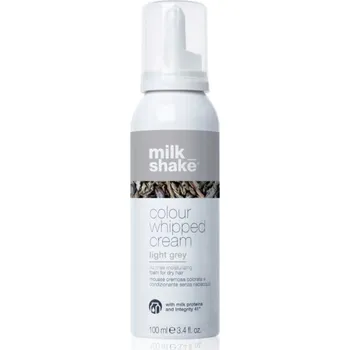 Barva na vlasy milk_shake® Colour Whipped Cream tónovací pěna pro všechny typy vlasů Light gray 100 ml