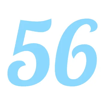 Polep vozidla Startovní číslo 56 typ 3 (03 - světle modrá) SAMOLEPKA NA AUTO, NÁLEPKA, FÓLIE, POLEP, TUNING, VLASTNÍ TEXT, TISK, AUTOSAMOLEPKY.cz, POLEPY, OBRÁZEK, LOGO, 3D STICKERS