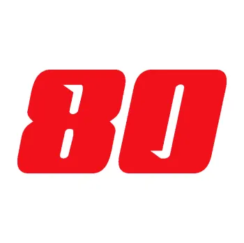 Polep vozidla SAMOLEPKA Startovní číslo 80 typ 6 (10 - červená) NA AUTO, NÁLEPKA, FÓLIE, POLEP, TUNING, VLASTNÍ TEXT, TISK, AUTOSAMOLEPKY.cz, POLEPY, OBRÁZEK, LOGO, SAMOLEPKY