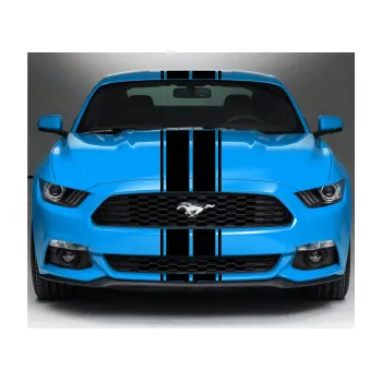 Polep vozidla Viper pruhy dvojité 1,5 cm + 11 cm + 11 cm + 1,5 cm (01 - černá) SAMOLEPKA NA AUTO, NÁLEPKA, FÓLIE, POLEP, TUNING, VLASTNÍ TEXT, TISK, AUTOSAMOLEPKY.cz, POLEPY, OBRÁZEK, LOGO, 3D STICKERS