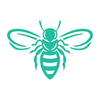 Samolepící dekorace SAMOLEPKA Včela 002 (25 - tyrkysová) NA AUTO, NÁLEPKA, FÓLIE, POLEP, TUNING, VLASTNÍ TEXT, TISK, AUTOSAMOLEPKY.cz, POLEPY, OBRÁZEK, LOGO, SAMOLEPKY