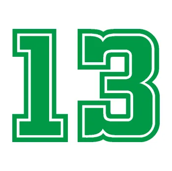 Polep vozidla Startovní číslo 13 typ 5 (12 - zelená) SAMOLEPKA NA AUTO, NÁLEPKA, FÓLIE, POLEP, TUNING, VLASTNÍ TEXT, TISK, AUTOSAMOLEPKY.cz, POLEPY, OBRÁZEK, LOGO, 3D STICKERS