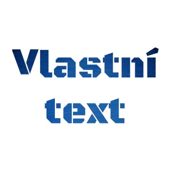 Polep vozidla Vlastní text - Black Ops (65 - škrábaný kov modrý) SAMOLEPKA NA AUTO, NÁLEPKA, FÓLIE, POLEP, TUNING, VLASTNÍ TEXT, TISK, AUTOSAMOLEPKY.cz, POLEPY, OBRÁZEK, LOGO, 3D STICKERS