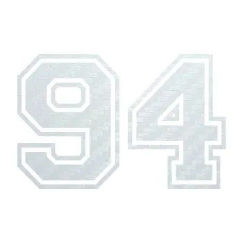 Polep vozidla SAMOLEPKA Startovní číslo 94 typ 4 (51 - 3D karbon bílý) NA AUTO, NÁLEPKA, FÓLIE, POLEP, TUNING, VLASTNÍ TEXT, TISK, AUTOSAMOLEPKY.cz, POLEPY, OBRÁZEK, LOGO, SAMOLEPKY