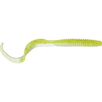 Umělá nástraha Savage Gear gumová nástraha LB Rib Worm 110mm Chartreuse Pearl 8ks