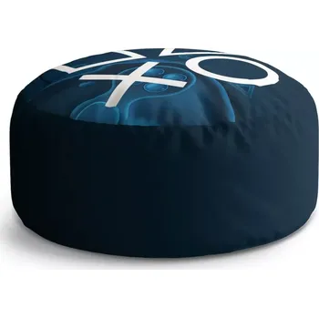 Sedací pytel Kulatý taburet Circle Konzole 1: 38x48 cm - Sablio