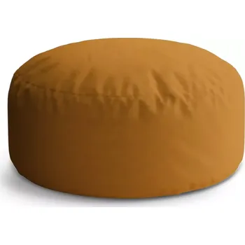 Sedací pytel Kulatý taburet Circle Okrová: 38x48 cm - Sablio
