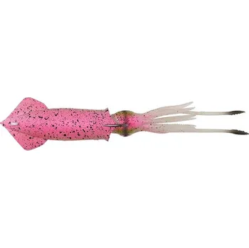 Umělá nástraha Savage Gear gumová nástraha 3D TPE Swim Squid 125mm 25g Pink gloew 2ks