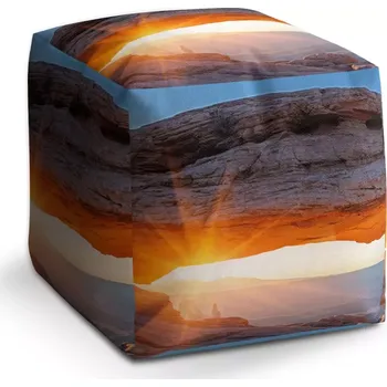 Taburet Taburet Kostka Příroda 2: 40x40x40 cm - Sablio