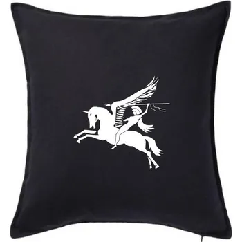 Polštář Airborne units - Polštář 50x50 - 50x50 - Pouze potah ( Černá )