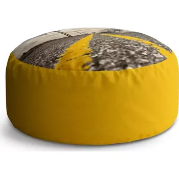 Sedací pytel Kulatý taburet Circle Cesta: 38x48 cm - Sablio