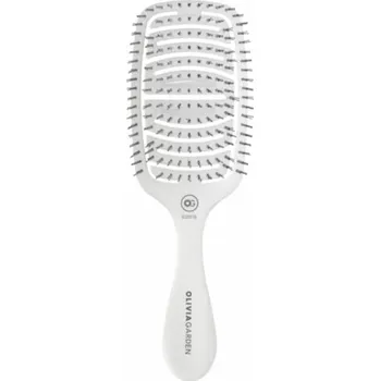 kartáč na vlasy Olivia Garden Essential Care Flex Ice White kartáč
