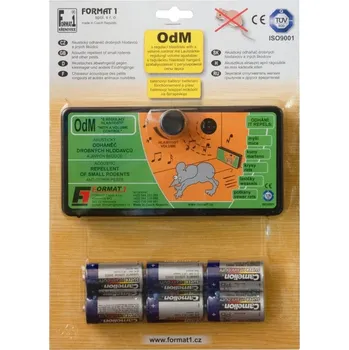Format1 Plašič kun a myší OdM slyšitelný s bateriemi, s regulací hlasitosti, 100m2 F1OdMsbr