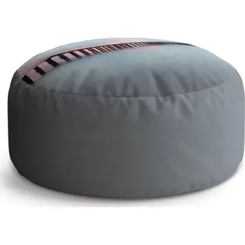 Sedací pytel Kulatý taburet Circle Molo s červánky: 38x48 cm - Sablio