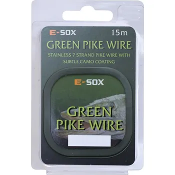 Drennan ocelové lanko Green Pike Wire 28lb