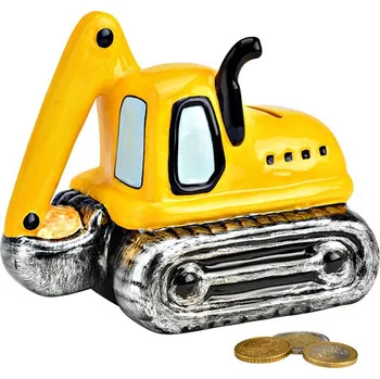 Žertovný předmět Keramická pokladnička Bagr