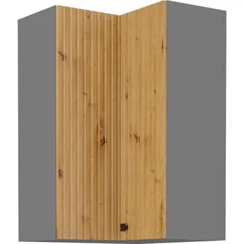 Kuchyňská linka Horní skříňka rohová 60x60 GN-90 2F (90°) AVA antracit/artisan MDF